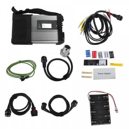 New Design MB SD Connect Compact 5 C5 Star Diagnosis with WIFI for Cars and Trucks Multi-Langauge without Software HDD