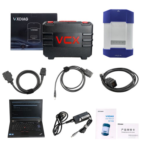 VXDIAG Multi Tool for Full Brands incl JLR HONDA GM VW FORD MAZDA TOYOTA Subaru VOLVO BMW BENZ with 2TB HDD T440 Laptop