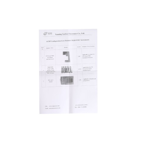 Yanhua Mini ACDP Module 6 MQB/MMC Instrument With PCF-key Adapters Support MQB IMMO functions