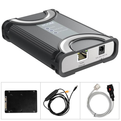 BENZ ECOM DoIP 256GB SSD V2019.12 Diagnosis and Programming with USB Dongle for Latest Mercedes Two Years Warranty