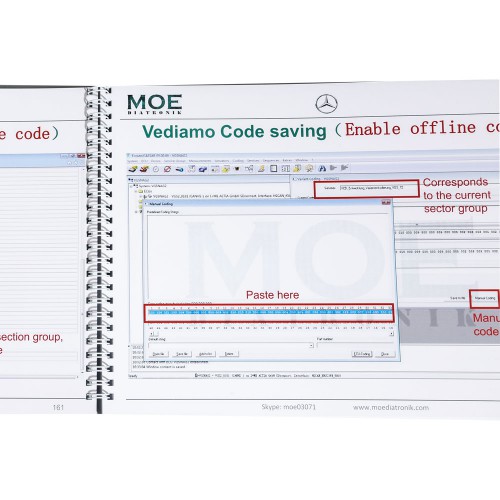 Buy Moe Diatronic Vediamo Engineer System Training Book Vediamo Usage and Case get 1 Free Book for XENTRY+DAS