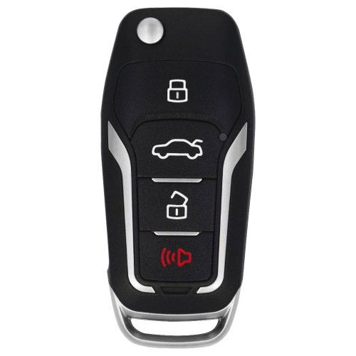 Hot Xhorse Super Remote Key Ford Type Flip 4 Buttons Built-in Super Chip XEFO01EN 5pcs/lot