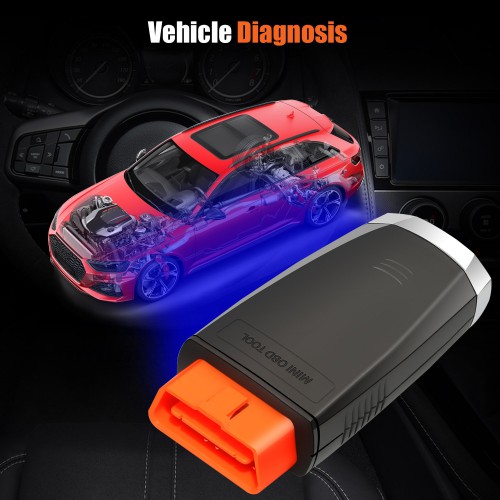 Xhorse VVDI Key Tool Max with VVDI MINI OBD Tool Support Bluetooth Get Free Renew Cable