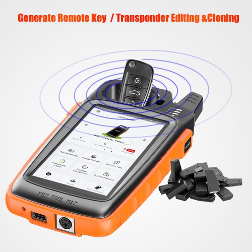 Xhorse VVDI Key Tool Max Device with VVDI MINI OBD Tool and Toyota 8A Non-smart Key Adapter for All Key Lost