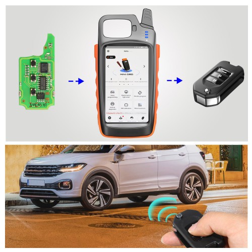 Xhorse VVDI Key Tool Max Device with VVDI MINI OBD Tool and Toyota 8A Non-smart Key Adapter for All Key Lost