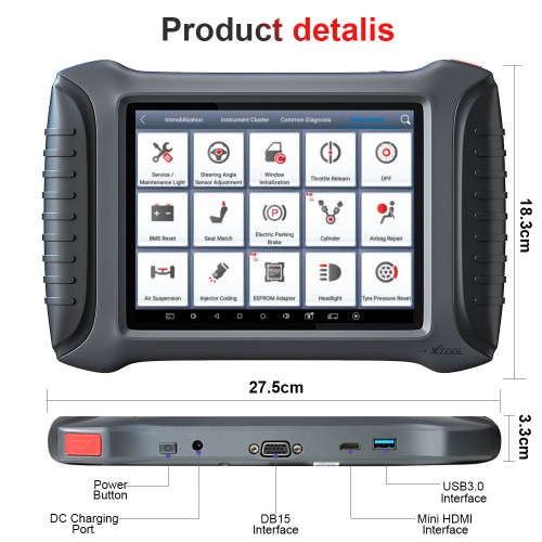 XTOOL X100 PAD3 Plus KS-1 Key Emulator for Toyota/Lexus/VW/BMW Key Programming and All Key Lost