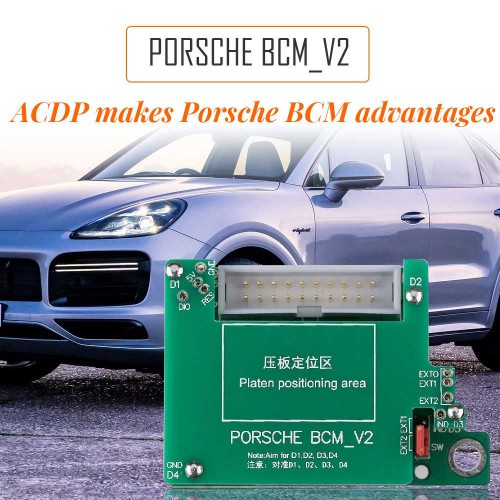 Yanhua Mini ACDP Module 10 Porsche BCM Key Programming Support Add Key & All Key Lost from 2010-2018