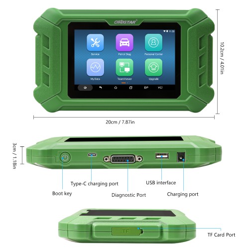 OBDSTAR X200 Pro2 Oil Reset Tool For Oil Reset/ TPS/ EPB/ ABS bleed/ Battery match/ Steering Angle reset/ DPF/ Gear Learning