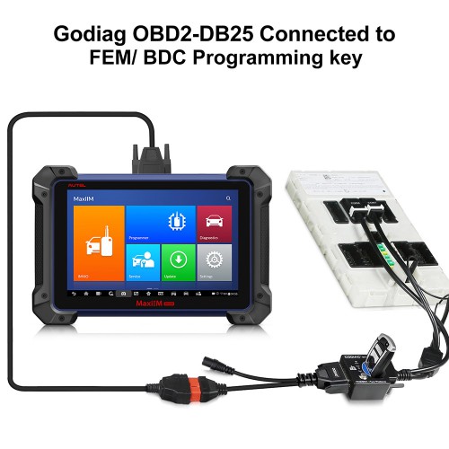 [US/UK/EU No Tax] GODIAG BMW FEM/BDC F20 F30 F35 X5 X6 I3 Test Platform Work with Xhorse VVDI2/Key Tool Plus Pad, Autel IM608, CGDI BMW etc