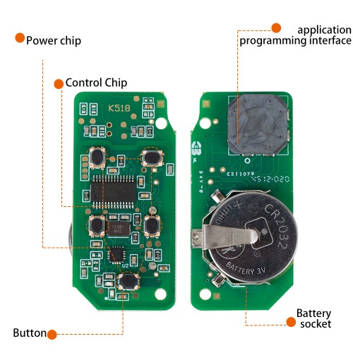 (In Stock) Lonsdor Smart Key for 2015 to 2018 Jaguar Land Rover 315MHz/ 433MHz with Key Shell works with K518ISE K518S