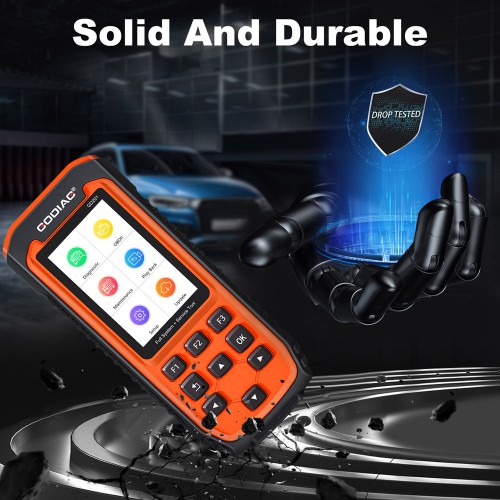 GODIAG GD201 Professional OBDII All-makes Full System Diagnostic Tool with 29 Service DPF ABS Airbag Oil Light Reset