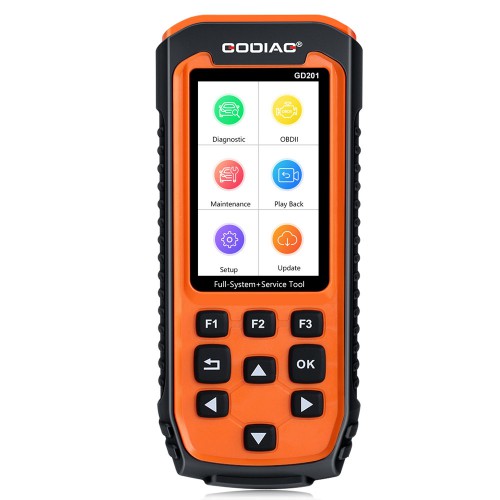 GODIAG GD201 Professional OBDII All-makes Full System Diagnostic Tool with 29 Service DPF ABS Airbag Oil Light Reset