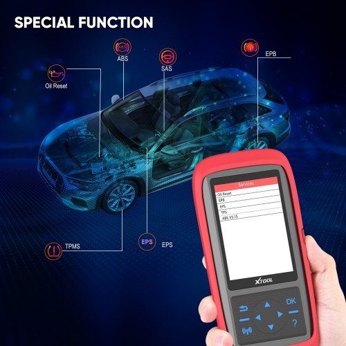 XTOOL X100 PRO3 Auto Key Programmer Add 7 Special Functions ABS, TPS, EPB, SAS, Oil reset, eps and Throttle Relearn Than X100 PRO2