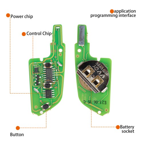 Xhorse XELEX0EN Super Remote Flip 3 Buttons for Toyota/Lexus Type with Super Chip Inside 5pcs/lot