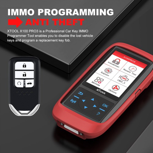 XTOOL X100 PRO3 Auto Key Programmer Add 7 Special Functions ABS, TPS, EPB, SAS, Oil reset, eps and Throttle Relearn Than X100 PRO2