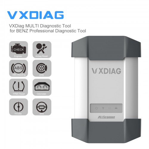 Newest ALLSCANNER VXDIAG BENZ C6 Multi Diagnostic Tool for BENZ Without Software HDD