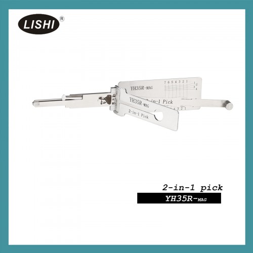 LISHI YH35R-MAG Flat milling Yamaha Motorcycle Right Slot 2-in-1 Tool