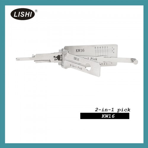 LISHI KW16 Flat Milling Kawasaki Motorcycle 2-in-1 Tool