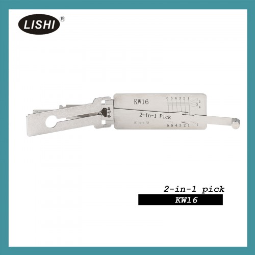 LISHI KW16 Flat Milling Kawasaki Motorcycle 2-in-1 Tool