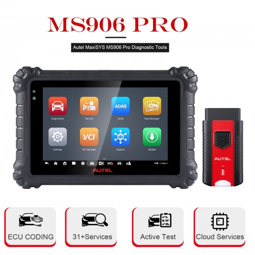 Autel MaxiSYS MS906 Pro Advanced Diagnostic Tablet Support ECU Coding and Active Test