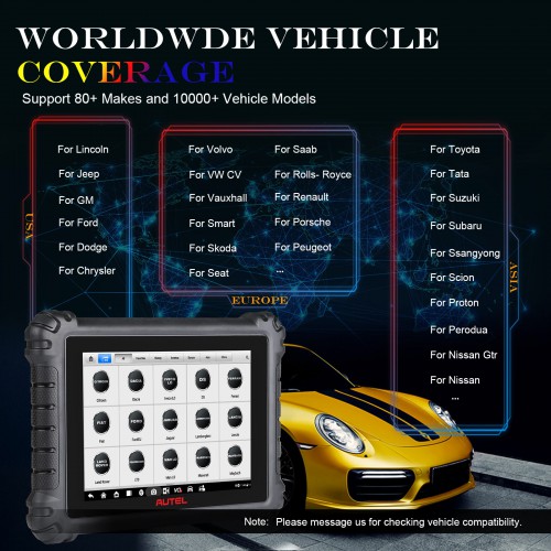 Autel MaxiSYS MS906 Pro Advanced Diagnostic Tablet Support ECU Coding and Active Test