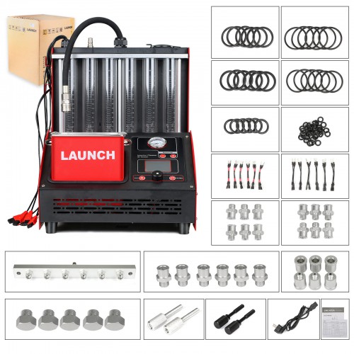 [US/UK/EU Ship No Tax] Launch CNC603A Fuel Injector Tester Ultrasonic Cleaner 4/6 Cylinder 220V/110V