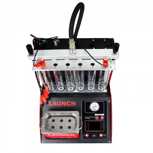 [US/UK/EU Ship No Tax] Launch CNC603A Fuel Injector Tester Ultrasonic Cleaner 4/6 Cylinder 220V/110V