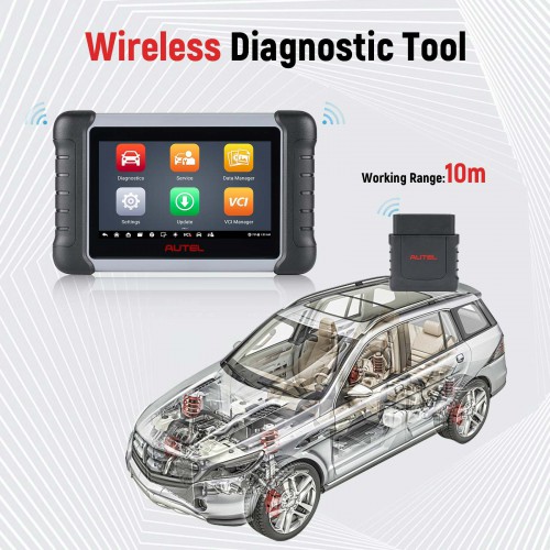 2024 Autel MK808Z-BT Full System Diagnostic Tool Newly Adds Active Test and Battery Testing Functions