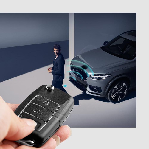 Xhorse XKB506EN Wire Remote Key for VW B5 (Black) 3 Buttons 5pcs/lot