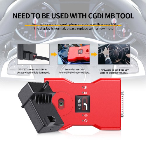 CGDI ELV Simulator Renew ESL for Benz W204 W207 W212 with CGDI MB Benz Key Programmer