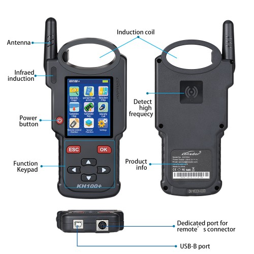 [Ship from US] Lonsdor KH100+ Hand-Held Remote Key Programmer+Lonsdor Toyota AKL Online Calculation 1 Year Activation Support Toyota & Lexus All Key