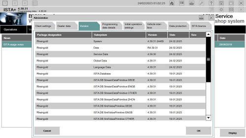 V2024.3 BMW ICOM Software ISTA-D 4.46.21 ISTA-P 4.46.21 1TB SSD Win10