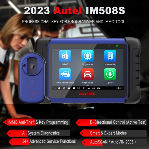 [2 Years Free Update] Autel MaxiIM IM508S Key Programming Tool with XP200 Programmer All System Diagnostics