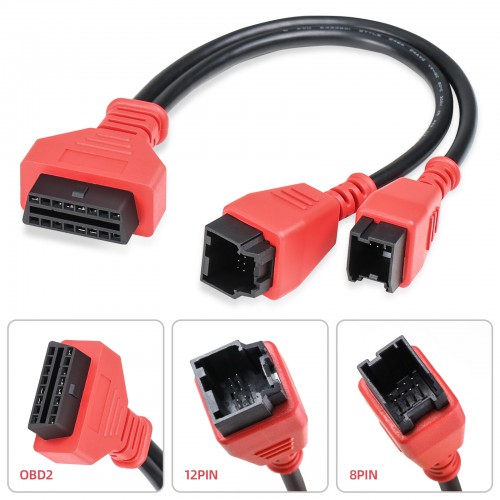 [Ship from US No Tax] FCA 12+8 Universal Adapter Cable works with OBDSTAR/ Autel/ Launch X431 V etc