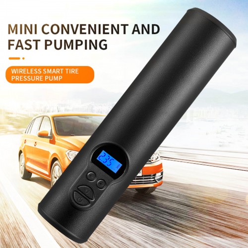 Wireless Smart Tire Pressure Pump 2000mAh 12.4V MINI Convenient and Fast Pumping for Car Bike Motorcycle Ball