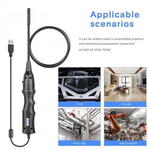 2024 XTOOL XV100 Digital Inspection Camera, Waterproof Endoscope USB Borescope Work with D7S, D7W, D8, D8S, D8W, D9s, D9S PRO, X100 MAX etc.