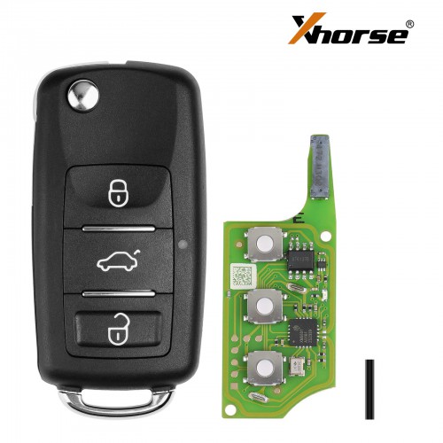 10pcs Xhorse XEB510EN Volkswagen B5 Type Super Remote with XT27B Super Chip