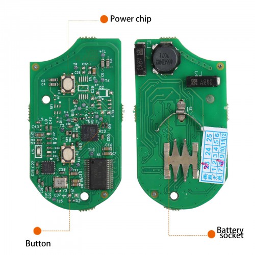 BMW Motorcycle Smart Card Key 8A Chip 2 Buttons