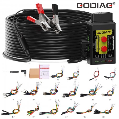 GODIAG GT108 Super OBDI-OBDII Universal Conversion Adapter For Cars, Trucks, Tractors, Mining Vehicles, Generators, Boats, Motorcycles