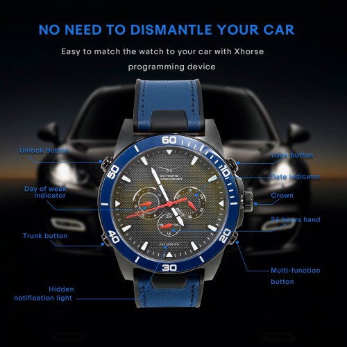 XHORSE SW-007 SW007 Smart Watch Keyless Go Wearable Super Car Key Blue Color