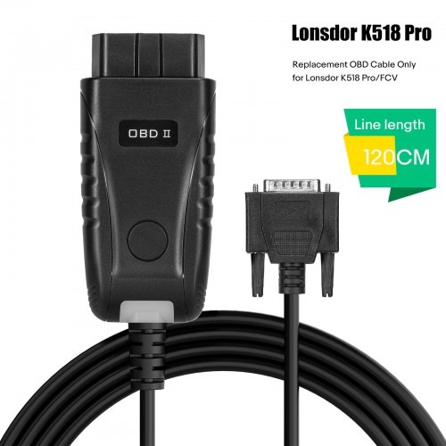 Lonsdor K518 Pro Replacement OBD Cable (for K518 Pro and K518 Pro FCV)