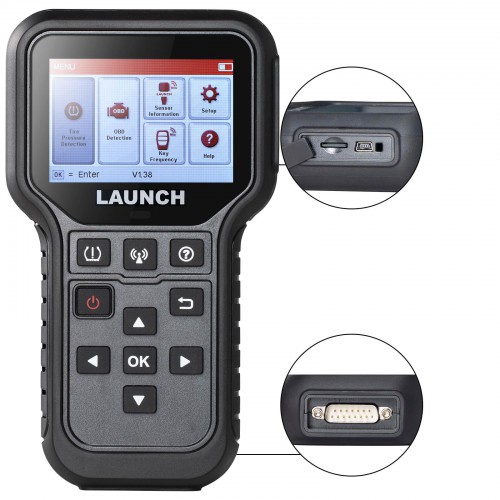 [US/EU Ship] LAUNCH CRT5011E TPMS Relearn Tool TPMS Sensor (315+433MHz) Read/Activate/Programming/Relearn/Reset,Key Fob Test Lifetime Free Update