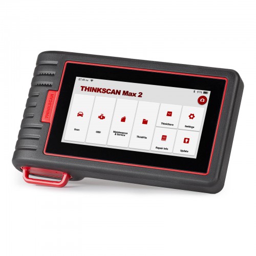 2024 THINKCAR ThinkScan Max 2 Full System Diagnostic with CAN-FD, FCA AutoAuth 28+ Resets, IMMO/ABS Bleeding/Crankshaft Relearn Lifetime Free Update