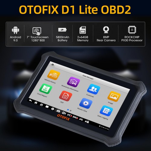 [US/UK/EU Ship] 2024 OTOFIX D1 Lite Bidirectional Scan Tool 38+ Services, CANFD & DoIP, All System Diagnoses Auto VIN Upgrade of MK808BT MK808