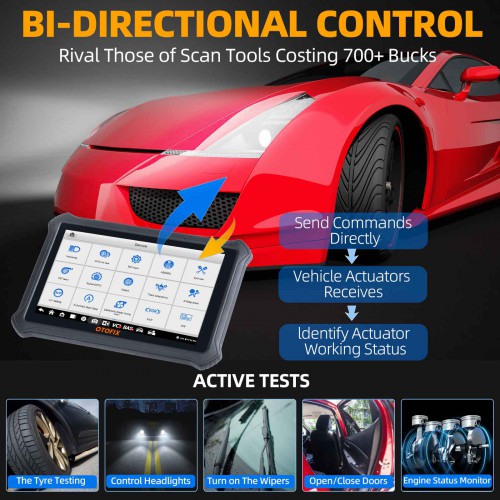 [US/UK/EU Ship] 2024 OTOFIX D1 Lite Bidirectional Scan Tool 38+ Services, CANFD & DoIP, All System Diagnoses Auto VIN Upgrade of MK808BT MK808