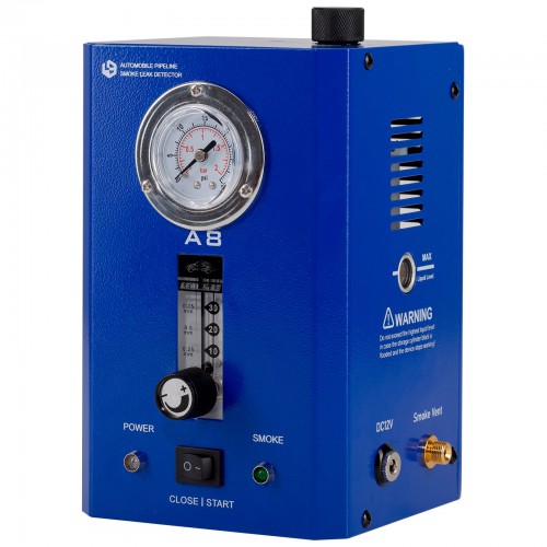 A8 Automative Leak Tester with Flow Meter & the Pressure Gauge Test Leak in Vehicle Pipe Systems for Cars, Motorcycles, Snowmobiles, ATV, Boats