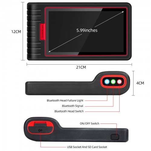 THINKCAR ThinkScan MAX All System Car Diagnostic Scan Tool OBD2 Scanner with 28 Maintenance Functions Lifetime Free Update