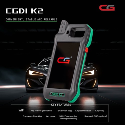 [In Stock] 2024 CG CGDI K2 Multifunction Remote Generator Smart Locksmith Key Tool Supports 96 Bit ID48 Copy