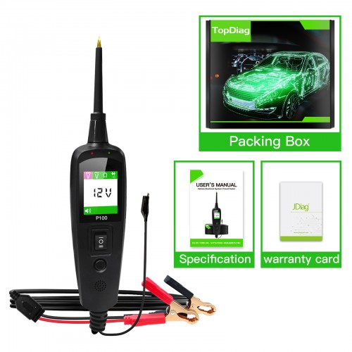 TOPDIAG P100 2 Meters Long Automotive Circuit Diagnostic Tester