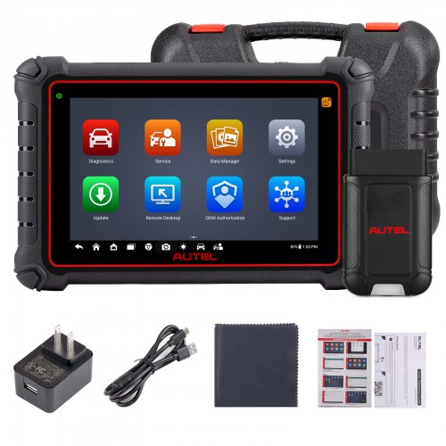 2024 Autel MaxiCOM MK900TS MK900-TS Wireless TPMS Diagnostic Tool with Android 11.0 OS Support DoIP/CAN FD Protocols Up of MS906TS MK808S-TS MX808S-TS